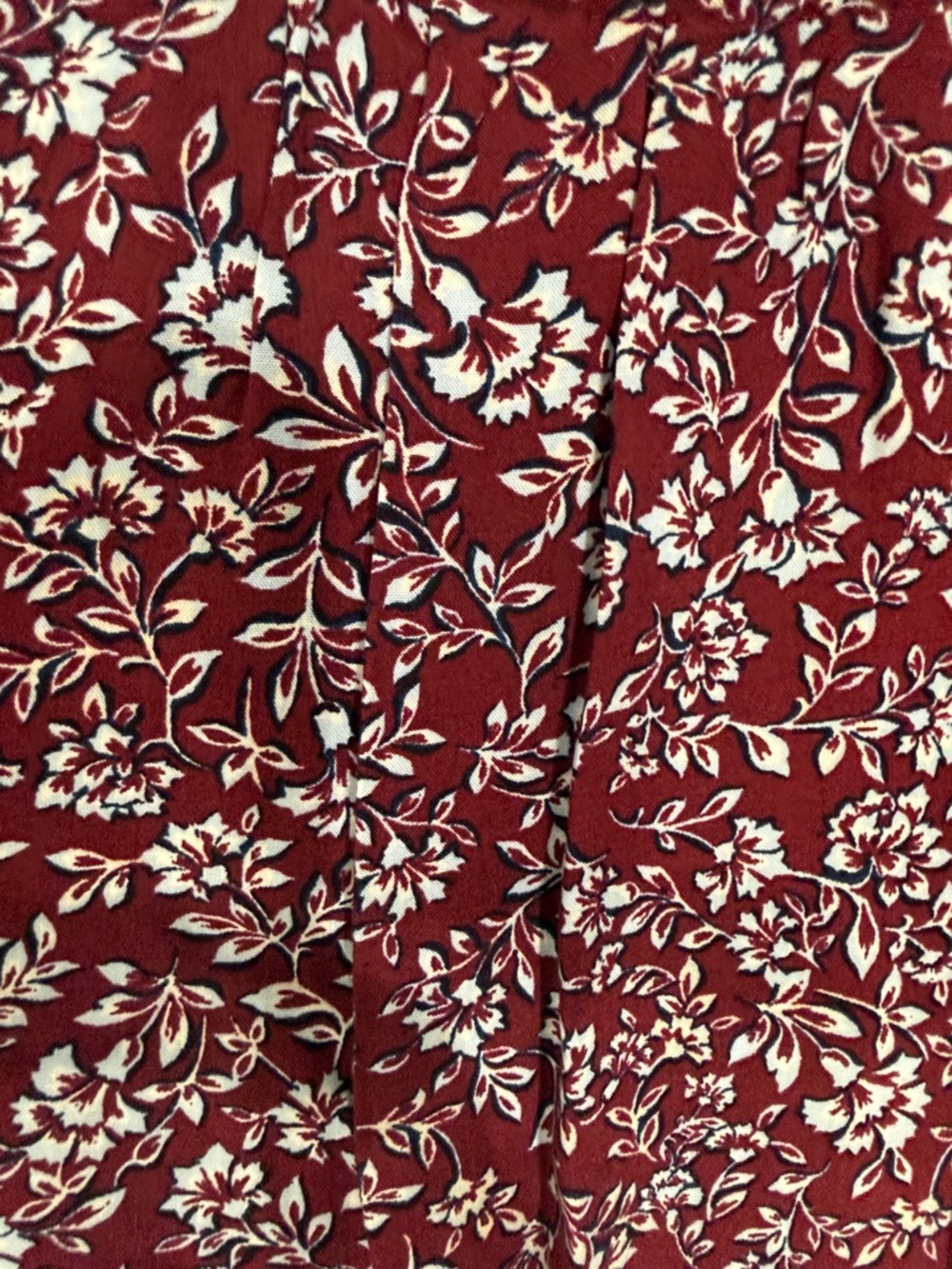 J Crew Factory Burgundy Midi Dress with Tiers—XL - Picture 3 of 14